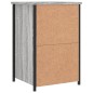 vidaXL Mesita de noche madera de ingeniería gris Sonoma 40x36x60 cm vidaXL Mesita de noche madera de ingeniería gris Sonoma 40x36x60 cm