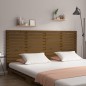 vidaXL Cabecero cama pared madera maciza pino marrón miel 166x3x91,5cm vidaXL Cabecero cama pared madera maciza pino marrón miel 166x3x91,5cm