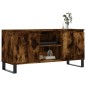 vidaXL Mueble de TV madera de ingeniería roble ahumado 104x35x50 cm