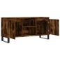 vidaXL Mueble de TV madera de ingeniería roble ahumado 104x35x50 cm