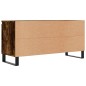 vidaXL Mueble de TV madera de ingeniería roble ahumado 104x35x50 cm