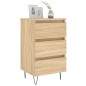 vidaXL Mesita de noche madera de ingeniería roble Sonoma 40x35x69 cm vidaXL Mesita de noche madera de ingeniería roble Sonoma 40x35x69 cm