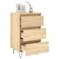 vidaXL Mesita de noche madera de ingeniería roble Sonoma 40x35x69 cm vidaXL Mesita de noche madera de ingeniería roble Sonoma 40x35x69 cm