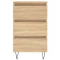 vidaXL Mesita de noche madera de ingeniería roble Sonoma 40x35x69 cm vidaXL Mesita de noche madera de ingeniería roble Sonoma 40x35x69 cm
