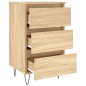 vidaXL Mesita de noche madera de ingeniería roble Sonoma 40x35x69 cm vidaXL Mesita de noche madera de ingeniería roble Sonoma 40x35x69 cm