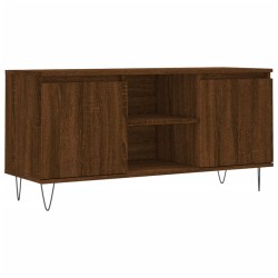 vidaXL Mueble de TV madera de ingeniería marrón roble 104x35x50 cm