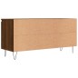 vidaXL Mueble de TV madera de ingeniería marrón roble 104x35x50 cm