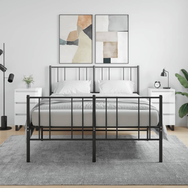 vidaXL Mesitas noche 2 uds madera ingeniería blanco brillo 40x35x69 cm vidaXL Mesitas noche 2 uds madera ingeniería blanco brillo 40x35x69 cm