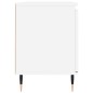vidaXL Mueble de TV madera de ingeniería blanco 104x35x50 cm vidaXL Mueble de TV madera de ingeniería blanco 104x35x50 cm