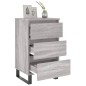 vidaXL Mesita de noche 2 uds madera ingeniería gris Sonoma 40x35x69 cm vidaXL Mesita de noche 2 uds madera ingeniería gris Sonoma 40x35x69 cm