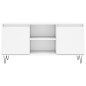 vidaXL Mueble de TV madera de ingeniería blanco 104x35x50 cm