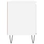 vidaXL Mueble de TV madera de ingeniería blanco 104x35x50 cm