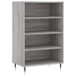 vidaXL Aparador alto madera de ingeniería gris Sonoma 57x35x90 cm vidaXL Aparador alto madera de ingeniería gris Sonoma 57x35x90 cm