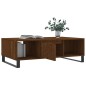 vidaXL Mesa de centro madera de ingeniería roble marrón 104x60x35 cm vidaXL Mesa de centro madera de ingeniería roble marrón 104x60x35 cm