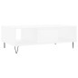 vidaXL Mesa de centro madera de ingeniería blanco 104x60x35 cm vidaXL Mesa de centro madera de ingeniería blanco 104x60x35 cm
