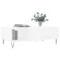 vidaXL Mesa de centro madera de ingeniería blanco 104x60x35 cm vidaXL Mesa de centro madera de ingeniería blanco 104x60x35 cm