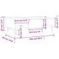 vidaXL Mesa de centro madera de ingeniería blanco 104x60x35 cm vidaXL Mesa de centro madera de ingeniería blanco 104x60x35 cm