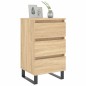 vidaXL Mesita noche 2 uds madera ingeniería roble Sonoma 40x35x69 cm vidaXL Mesita noche 2 uds madera ingeniería roble Sonoma 40x35x69 cm