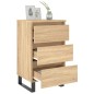 vidaXL Mesita noche 2 uds madera ingeniería roble Sonoma 40x35x69 cm vidaXL Mesita noche 2 uds madera ingeniería roble Sonoma 40x35x69 cm