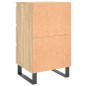 vidaXL Mesita noche 2 uds madera ingeniería roble Sonoma 40x35x69 cm vidaXL Mesita noche 2 uds madera ingeniería roble Sonoma 40x35x69 cm