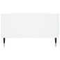 vidaXL Mesa de centro madera de ingeniería blanco brillo 104x60x35 cm
