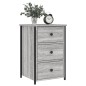 vidaXL Mesitas noche 2 uds madera ingeniería gris Sonoma 40x36x60 cm vidaXL Mesitas noche 2 uds madera ingeniería gris Sonoma 40x36x60 cm