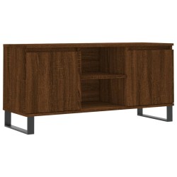 vidaXL Mueble de TV madera de ingeniería marrón roble 104x35x50 cm