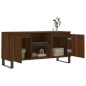 vidaXL Mueble de TV madera de ingeniería marrón roble 104x35x50 cm