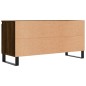 vidaXL Mueble de TV madera de ingeniería marrón roble 104x35x50 cm
