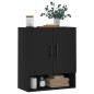 vidaXL Armario de pared madera de ingeniería negro 60x31x70 cm vidaXL Armario de pared madera de ingeniería negro 60x31x70 cm