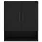 vidaXL Armario de pared madera de ingeniería negro 60x31x70 cm vidaXL Armario de pared madera de ingeniería negro 60x31x70 cm