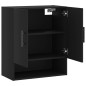 vidaXL Armario de pared madera de ingeniería negro 60x31x70 cm vidaXL Armario de pared madera de ingeniería negro 60x31x70 cm