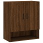 vidaXL Armario de pared madera de ingeniería marrón roble 60x31x70 cm vidaXL Armario de pared madera de ingeniería marrón roble 60x31x70 cm