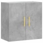 vidaXL Armario de pared madera de ingeniería gris hormigón 60x31x60 cm