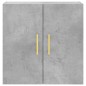 vidaXL Armario de pared madera de ingeniería gris hormigón 60x31x60 cm