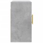vidaXL Armario de pared madera de ingeniería gris hormigón 60x31x60 cm