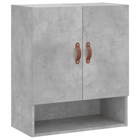 vidaXL Armario de pared madera de ingeniería gris hormigón 60x31x70 cm