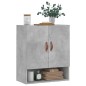vidaXL Armario de pared madera de ingeniería gris hormigón 60x31x70 cm