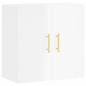 vidaXL Armario pared madera contrachapada blanco brillo 60x31x60 cm