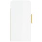 vidaXL Armario pared madera contrachapada blanco brillo 60x31x60 cm