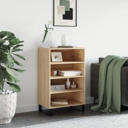 vidaXL Aparador alto madera de ingeniería roble Sonoma 57x35x90 cm