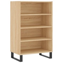 vidaXL Aparador alto madera de ingeniería roble Sonoma 57x35x90 cm