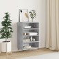 vidaXL Aparador alto madera de ingeniería gris hormigón 57x35x90 cm vidaXL Aparador alto madera de ingeniería gris hormigón 57x35x90 cm