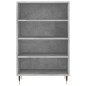vidaXL Aparador alto madera de ingeniería gris hormigón 57x35x90 cm vidaXL Aparador alto madera de ingeniería gris hormigón 57x35x90 cm