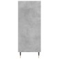 vidaXL Aparador alto madera de ingeniería gris hormigón 57x35x90 cm vidaXL Aparador alto madera de ingeniería gris hormigón 57x35x90 cm