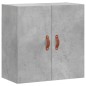 vidaXL Armario de pared madera de ingeniería gris hormigón 60x31x60 cm vidaXL Armario de pared madera de ingeniería gris hormigón 60x31x60 cm