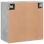 vidaXL Armario de pared madera de ingeniería gris hormigón 60x31x60 cm vidaXL Armario de pared madera de ingeniería gris hormigón 60x31x60 cm