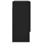 vidaXL Armario de pared madera de ingeniería negro 60x31x70 cm vidaXL Armario de pared madera de ingeniería negro 60x31x70 cm