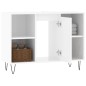 vidaXL Mueble de baño madera de ingeniería blanco brillo 80x33x60 cm vidaXL Mueble de baño madera de ingeniería blanco brillo 80x33x60 cm