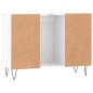 vidaXL Mueble de baño madera de ingeniería blanco brillo 80x33x60 cm vidaXL Mueble de baño madera de ingeniería blanco brillo 80x33x60 cm